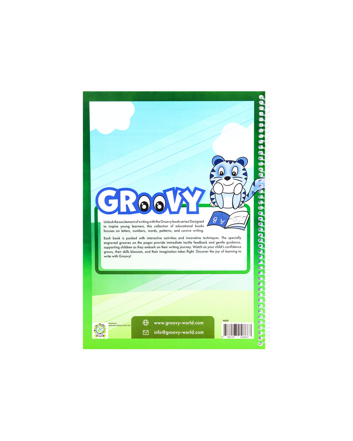 Illustrated activity page with visual number learning journey – Groovy Number Book