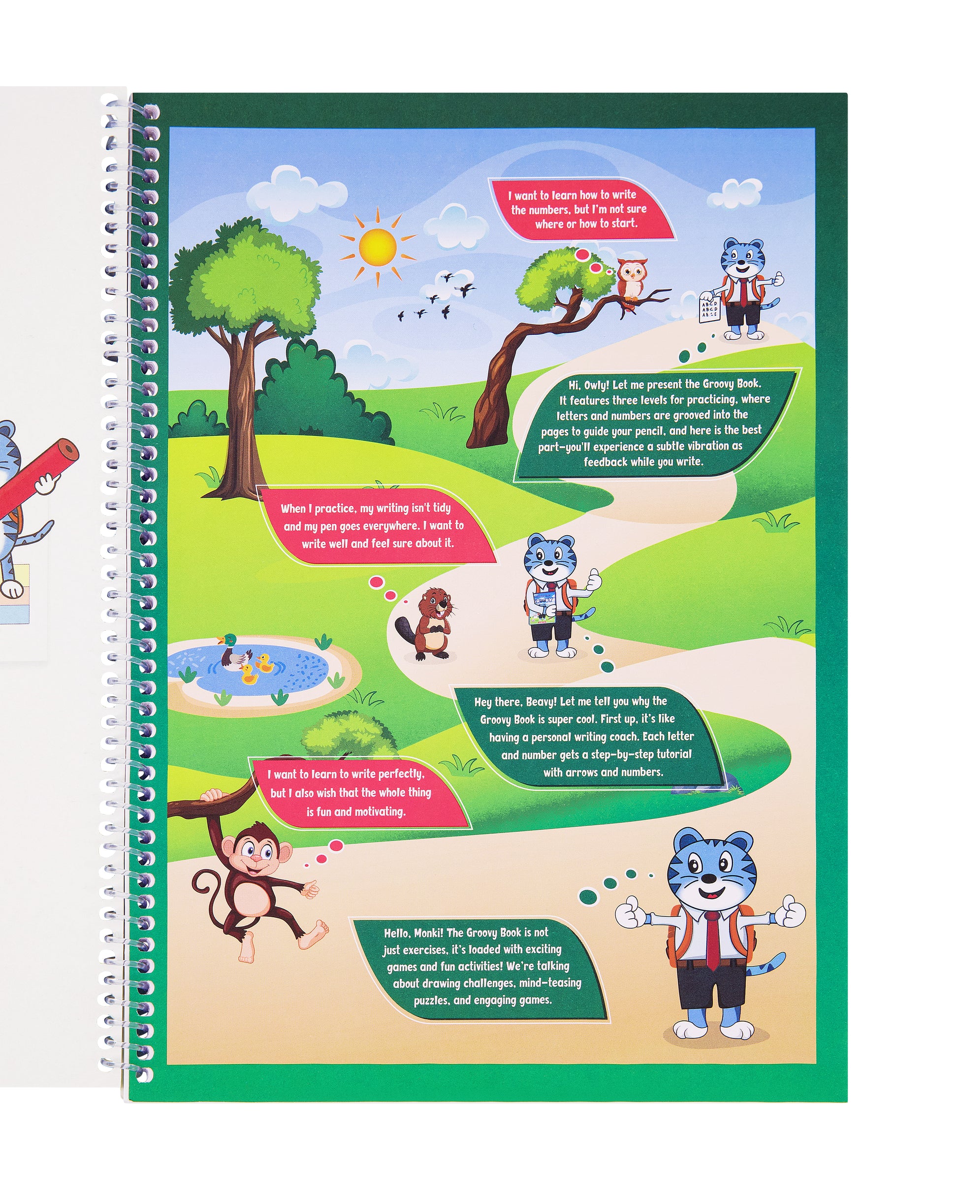 Groovy Learning Adventure – Visual Path for Letter Recognition 