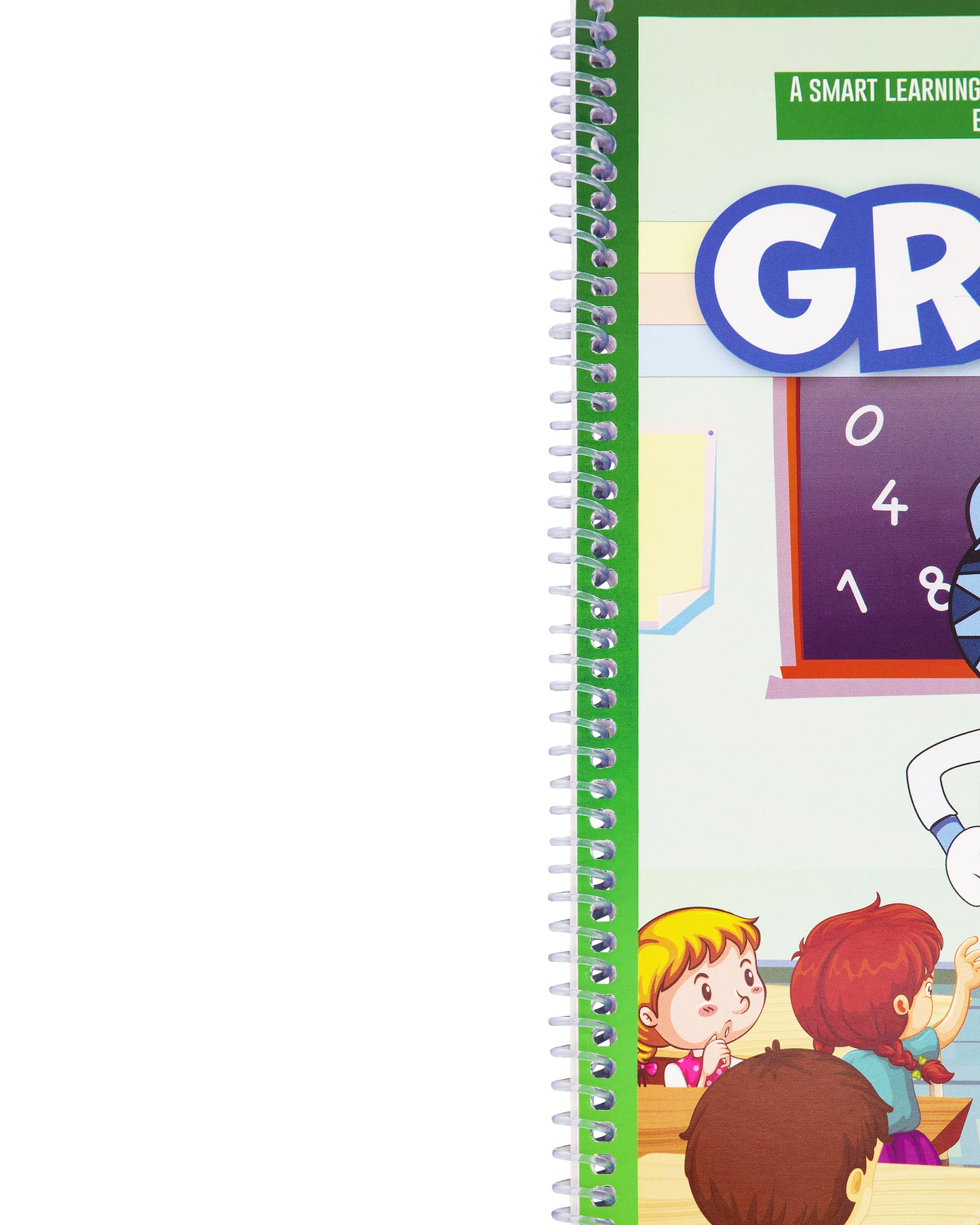 Side View of Groovy Writing Book – Spiral Binding and Cover